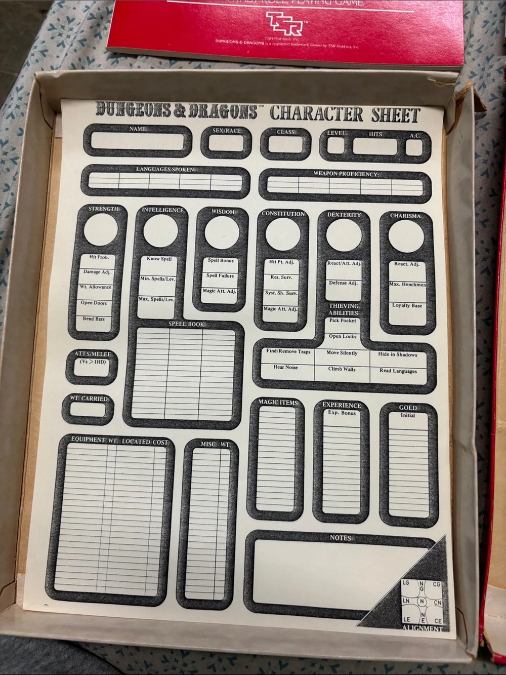 Dungeons & Dragons Basic Rules Set 1 - Red Box 1983